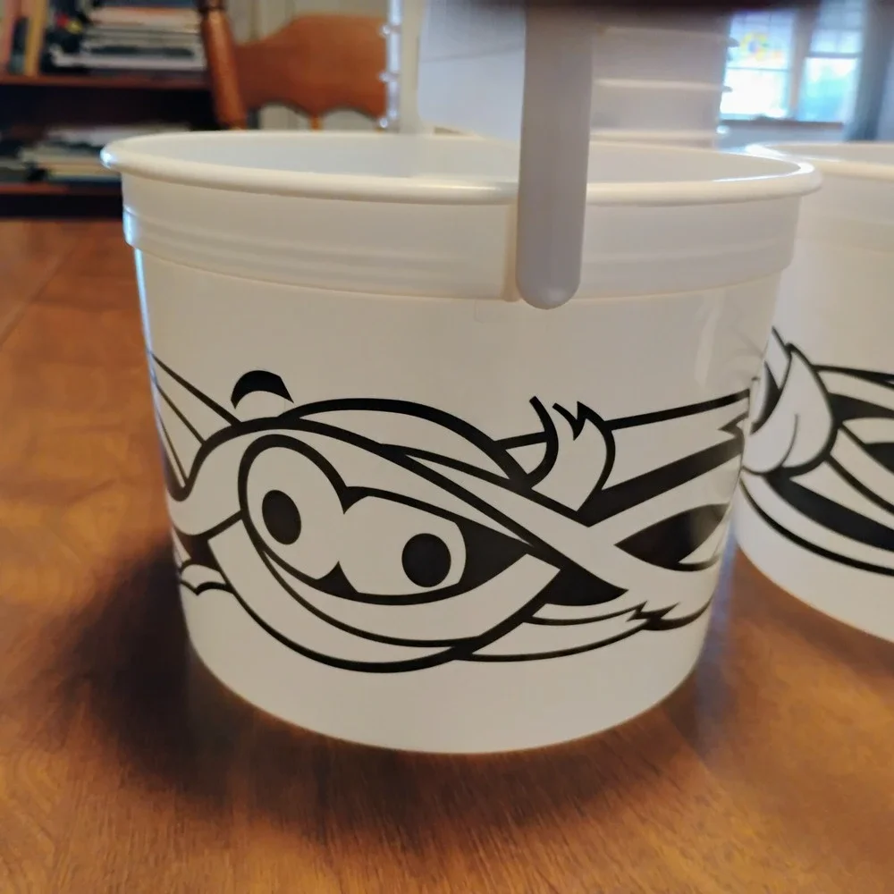 7 McDONALD's‎ Happy Meal Halloween Bucket 2022 McBoo Pails & 2023 Mummy Pails